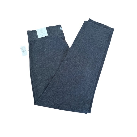 T by Talbots Pants - T by Talbots Womens Petite Straight Leg Pants Gray Cotton Blend NWT Athleisure